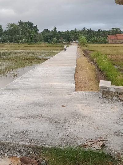 Pembangunan Talud Jalan Makam Kyai Lanang Dan Rabat Beton RW 01 ( Kasiman )