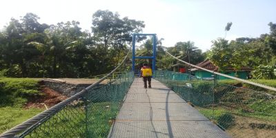 Kegiatan Pembangunan Jembatan Gantung Desa Arjosari