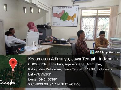 KERJA PERANGKAT DESA .PEMERINTAH DESA ARJOSARI ( TUSINO )